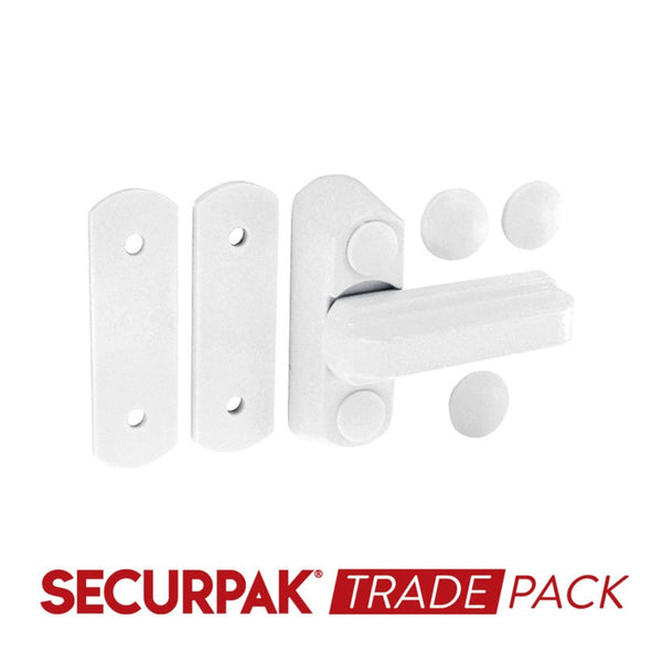 Pack of four Securpak white sash jammers