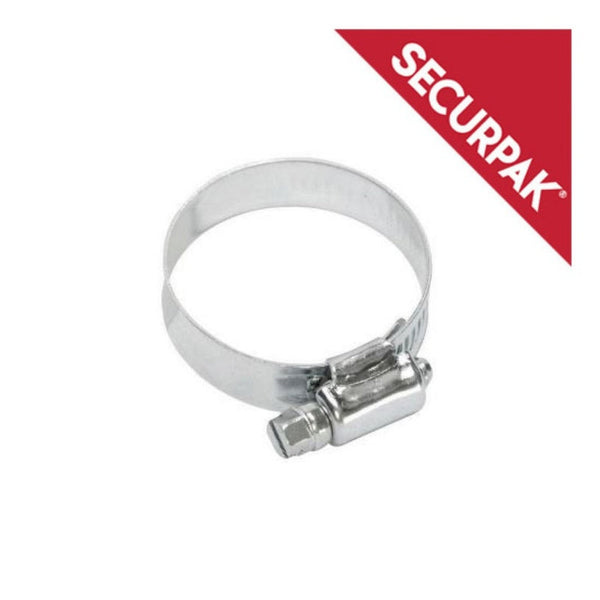 Securpak 40-60mm zinc plated hose clip