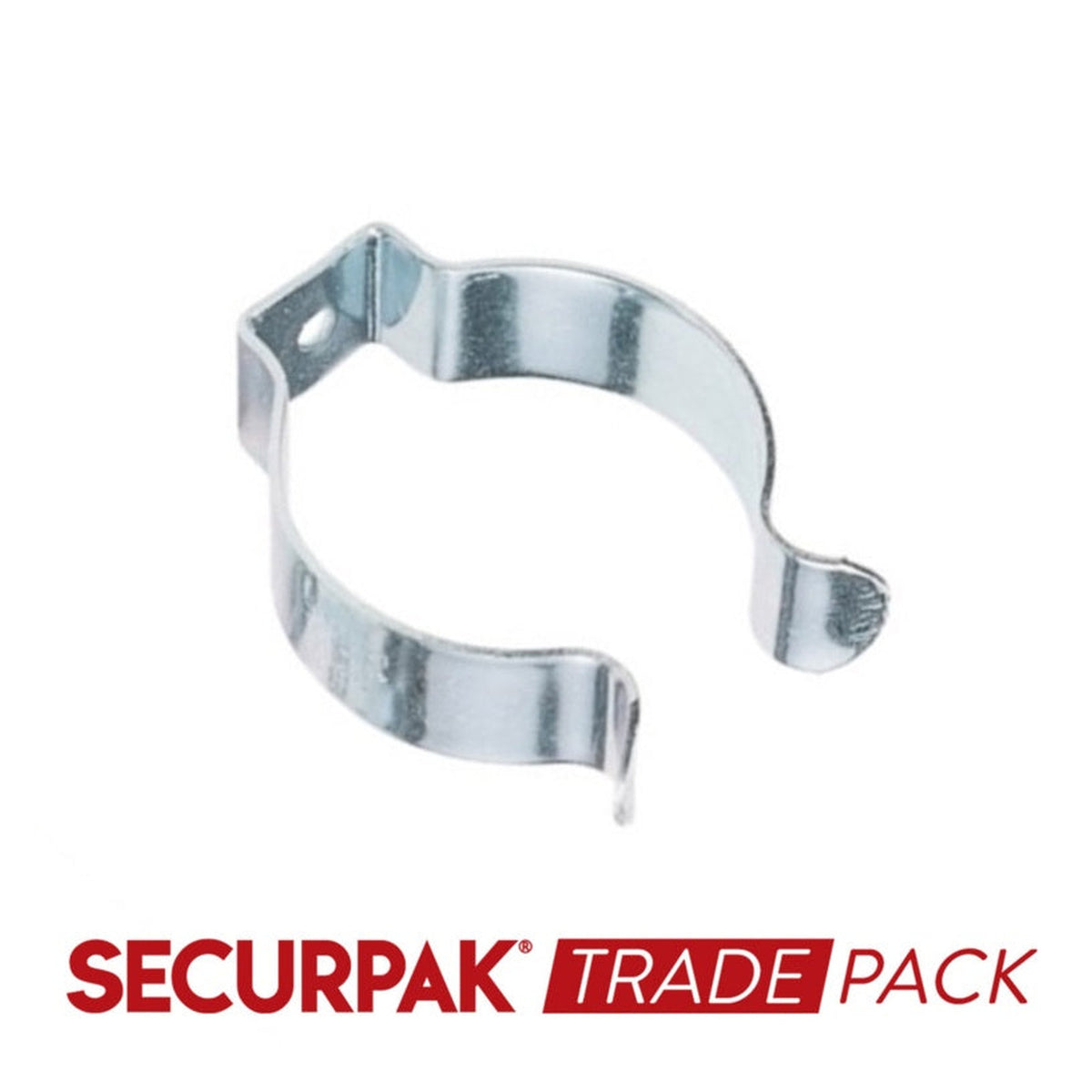 Pack of 50 Securpak 3/4 inch zinc plated tool clips