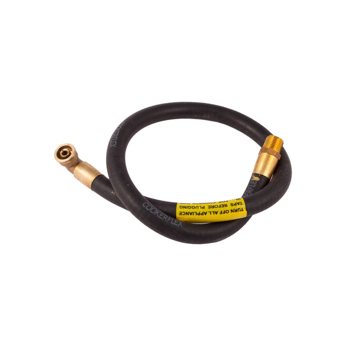 Securplumb bayonet angle cooker hose, 1100mm