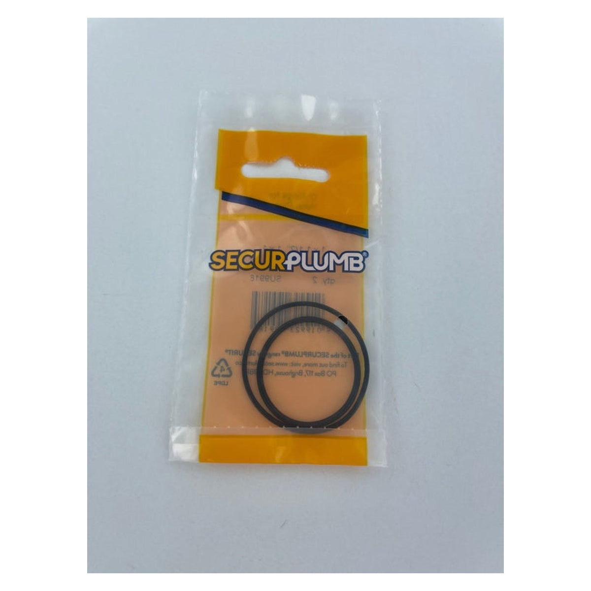 Securplumb O-rings for metal plugs pack of 2