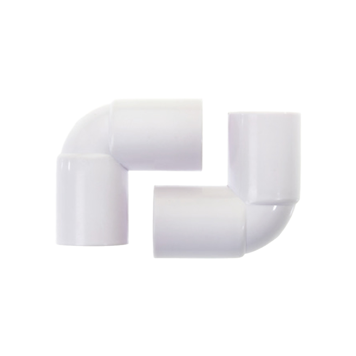 Pack of 2 Securplumb 22mm 90 degree overflow bends