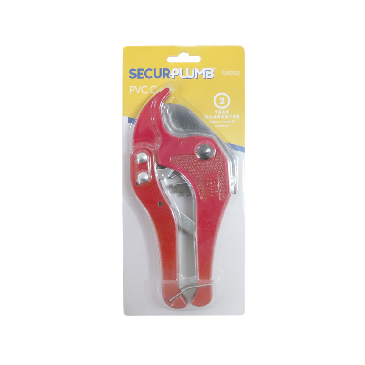 Securplumb ratcheting PVC pipe cutter, view 2