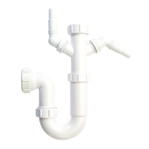 Securplumb 2 spigot washing machine waste trap 40mm