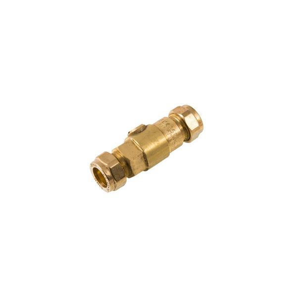 Securplumb 15mm DZR double check valve