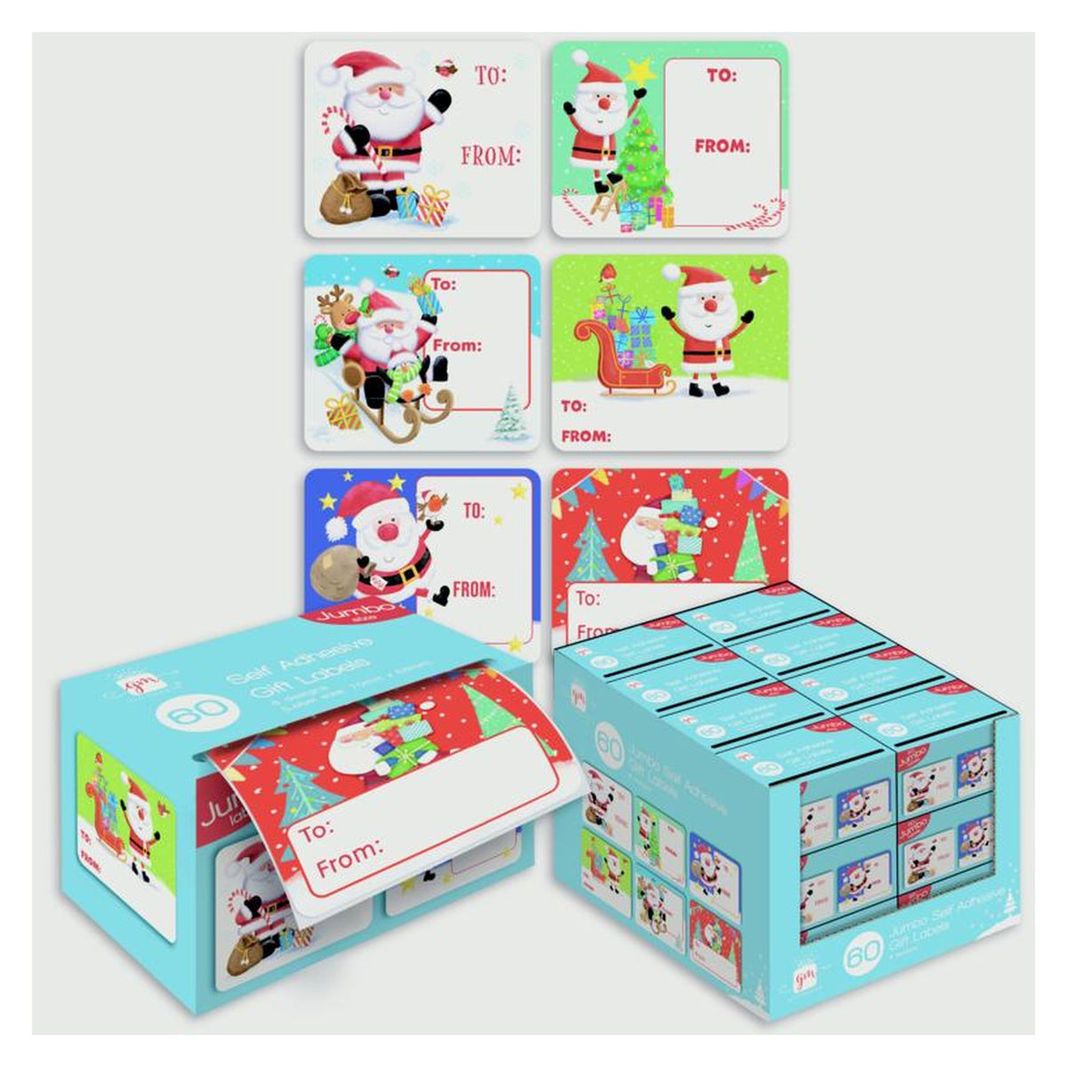 Self Adhesive Jumbo Sticker Labels - Box 60