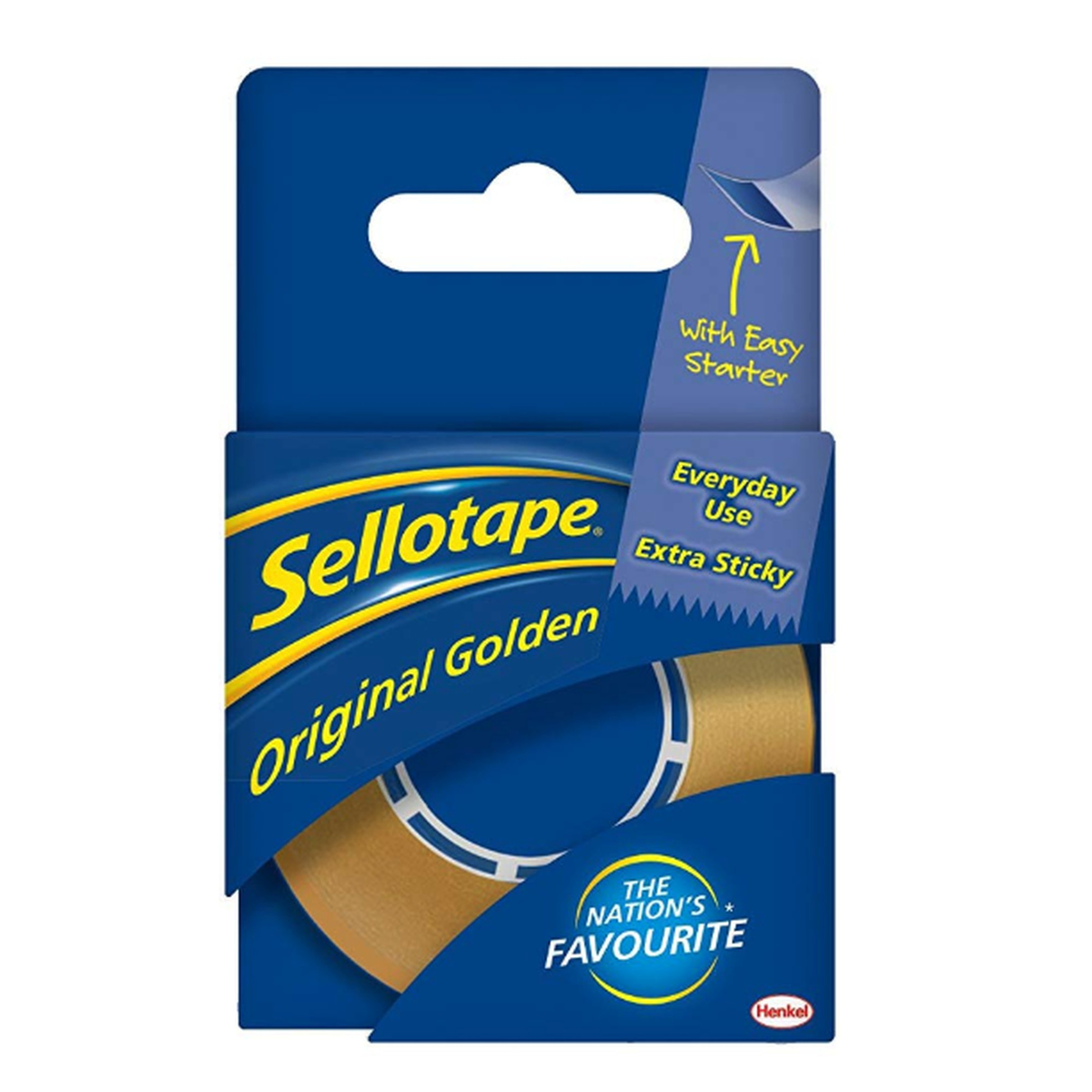 Sellotape Original Golden Tape 18mm x 25m