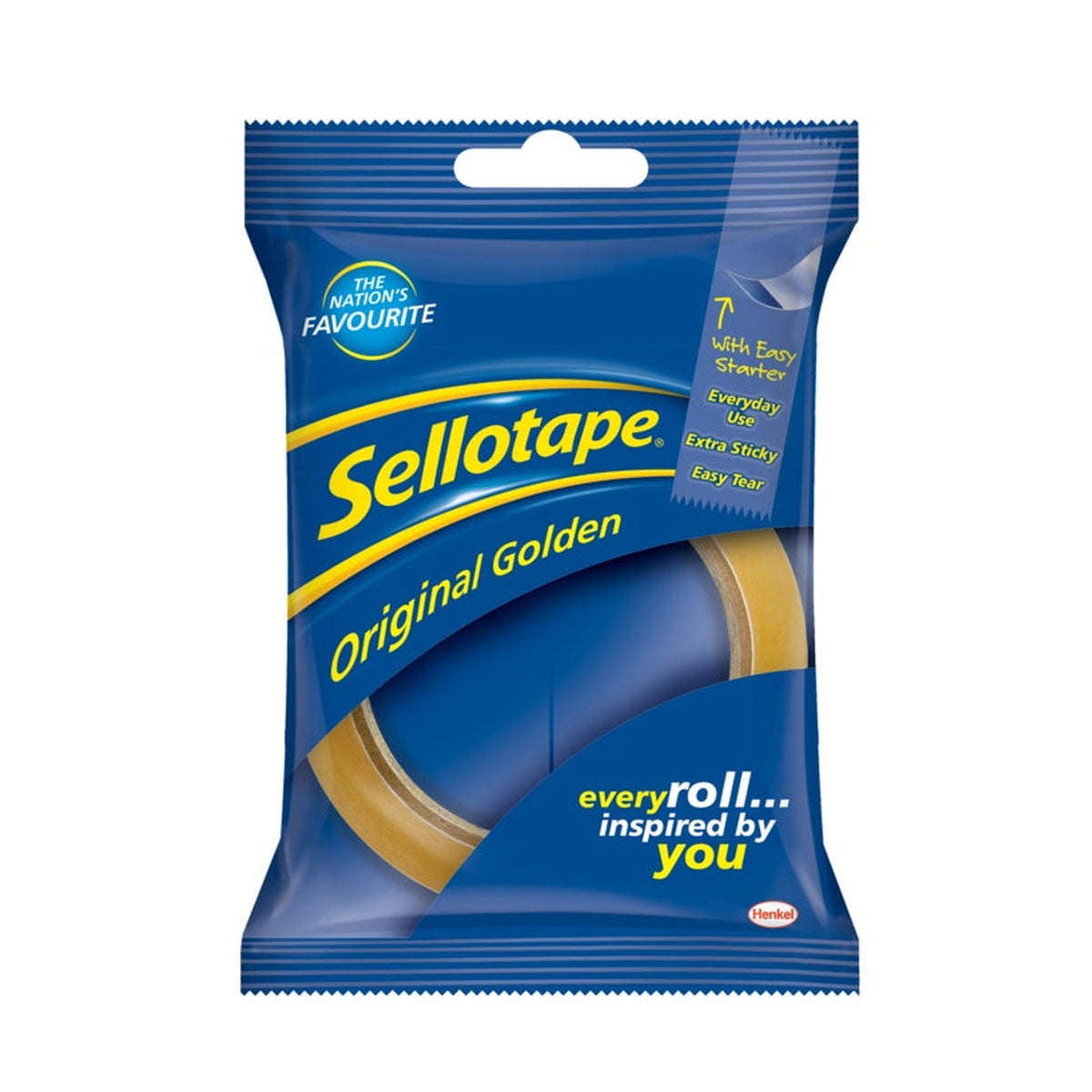 Sellotape Original Golden Tape 24mm x 50m