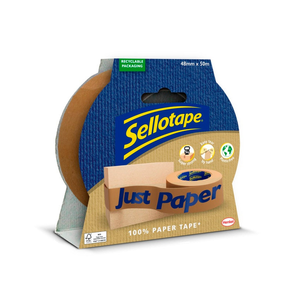 Sellotape paper tape 48mm x 50m