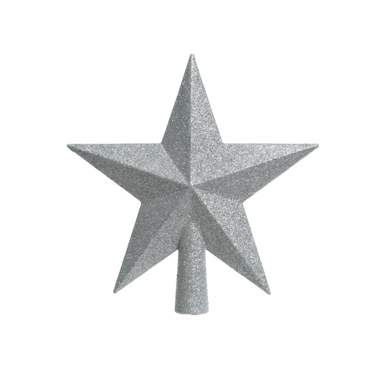 Shatterproof Tree Top Star - Silver, view 2