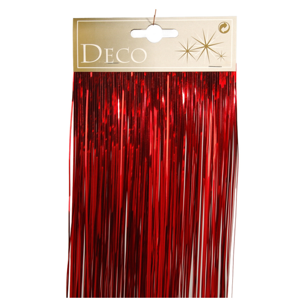 Shiny Lametta 50 x 40cm - Red