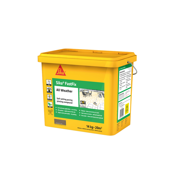 Sika FastFix All Weather Jointing Compound 15kg tub in Stone
