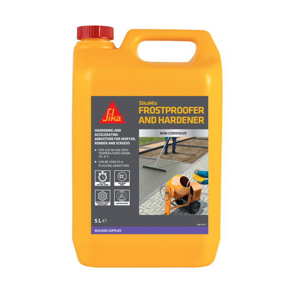 Sika Frostproofer and Hardener 5L container
