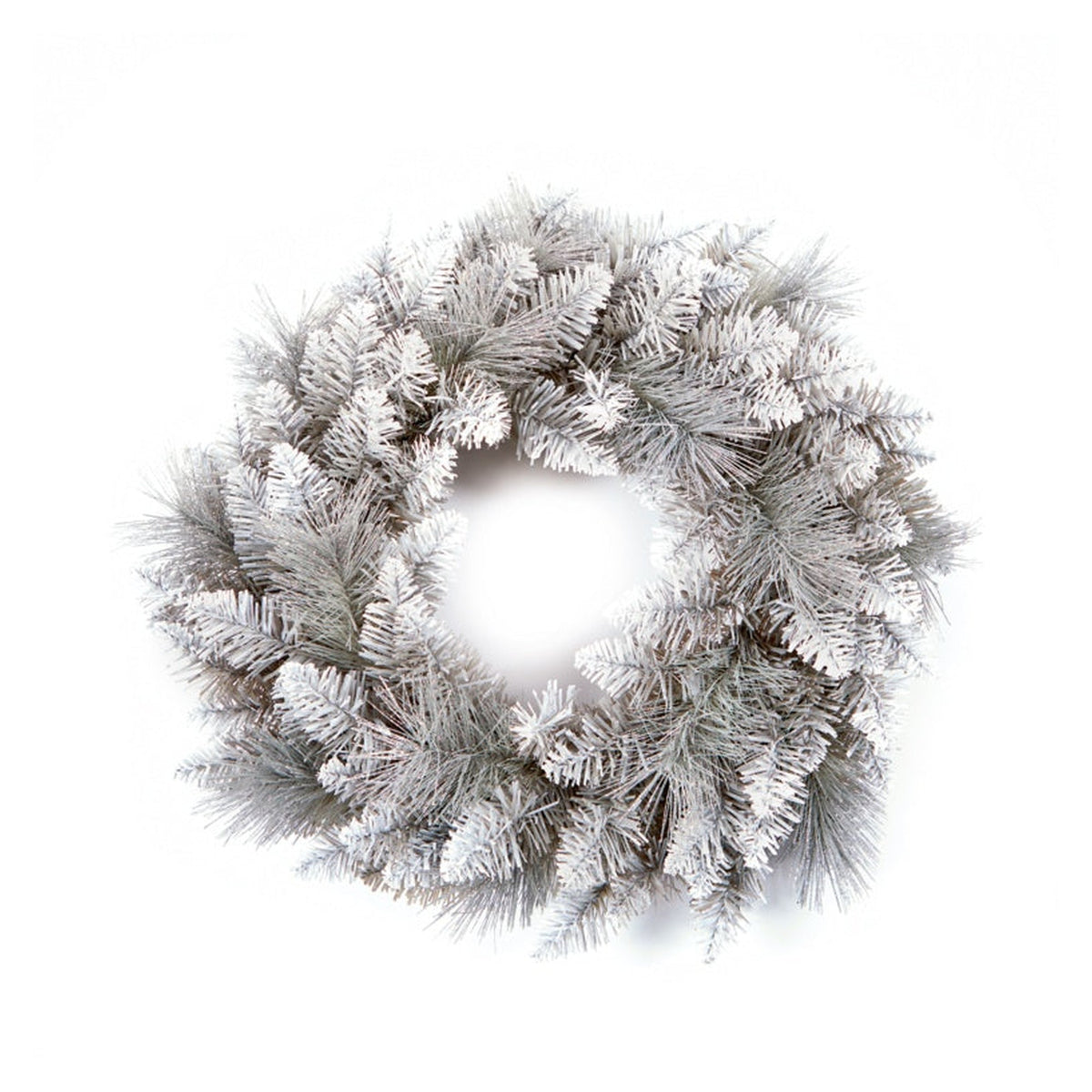 Silver Tip Wreath - 50cm
