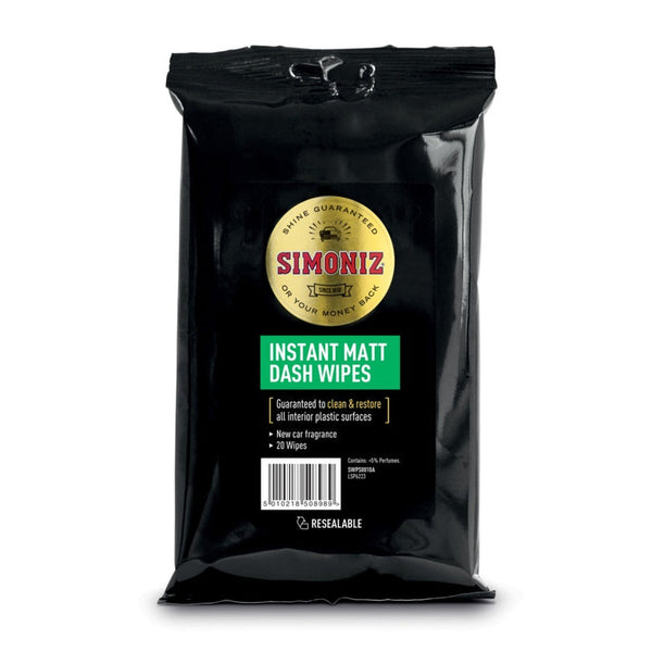 Simoniz matt laminate dashboard wipes pack of 20