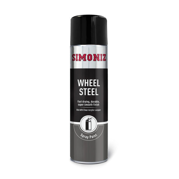 Simoniz 5 Wheel Steel aerosol paint 500ml
