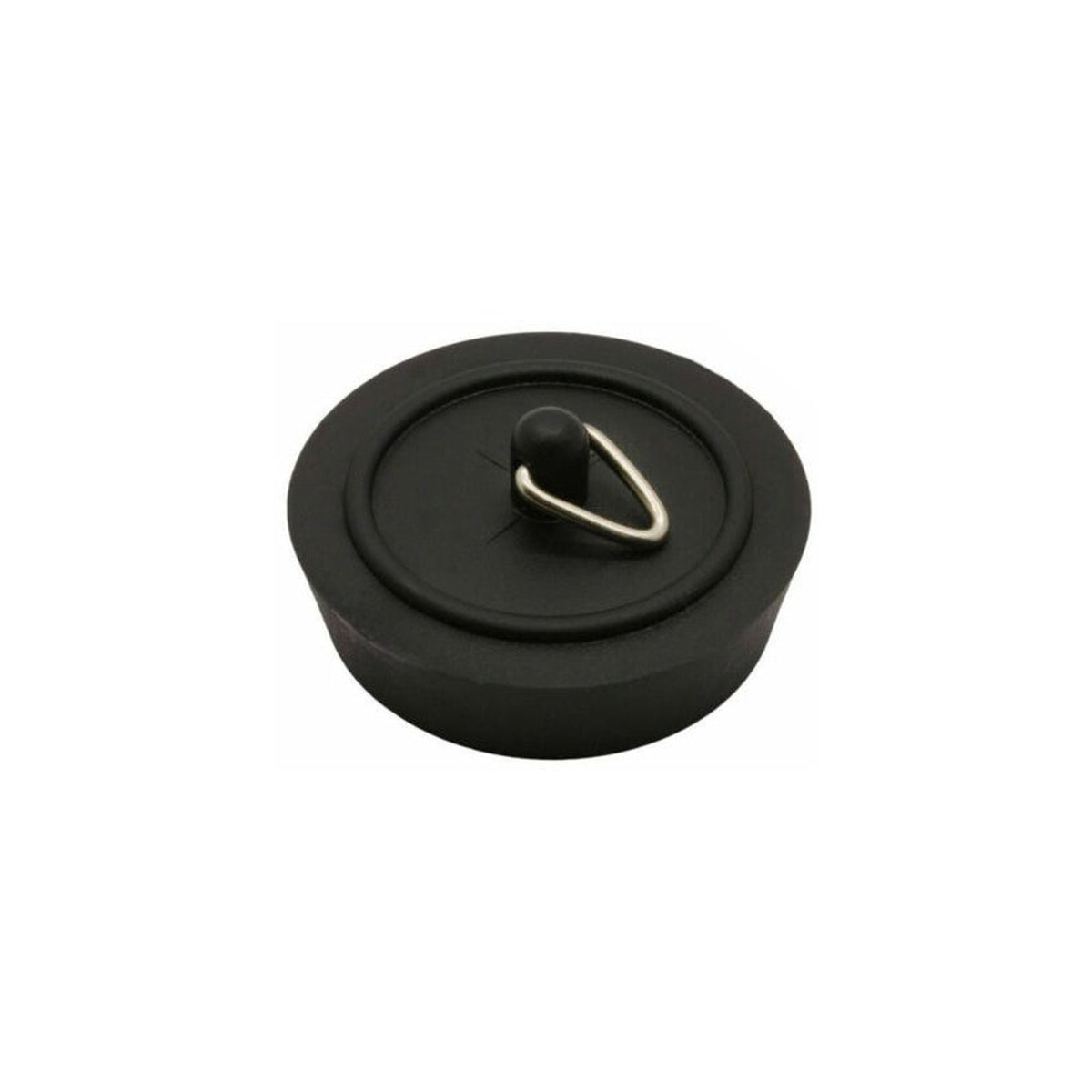 Sink & Bath Plug Black - 2 Pack