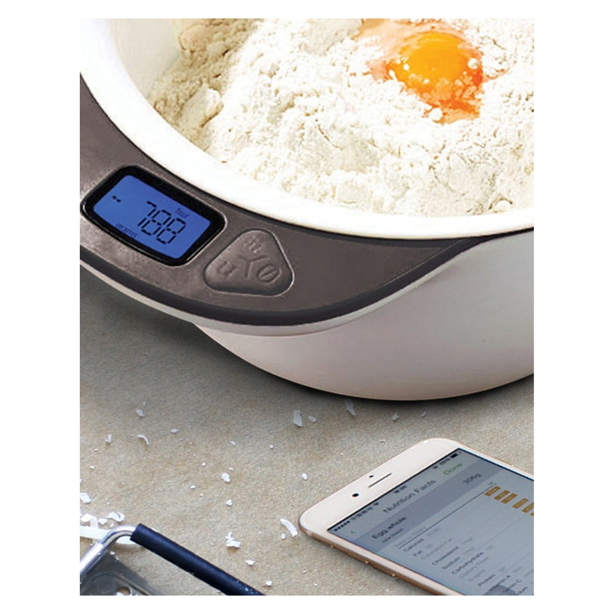 Smart Healthy Scale with app, view 3