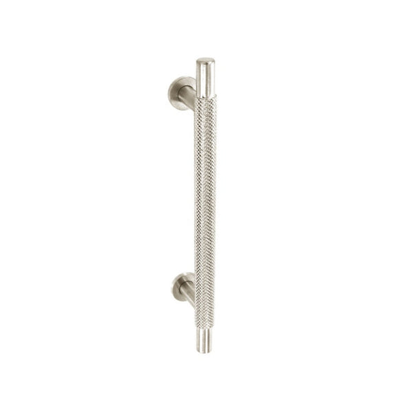 Smiths Architectural cross knurled handle 128mm in satin nickel