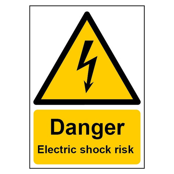 Smiths Architectural Danger Electric Shock sign