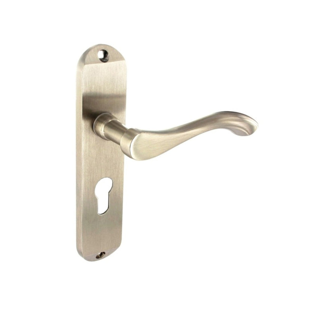 Smiths Architectural Europa satin euro lever handle 180 x 39mm