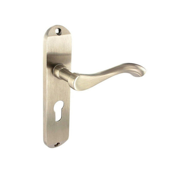 Smiths Architectural Europa satin euro lever handle 180 x 39mm