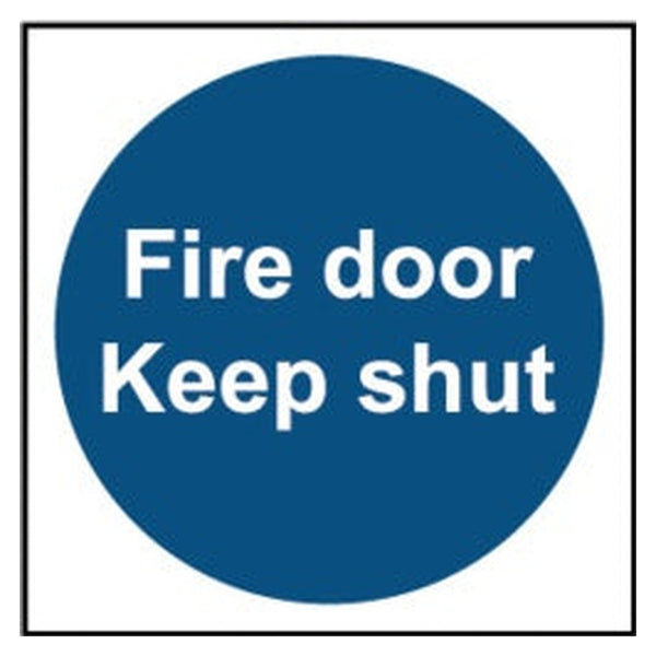 Smiths Architectural fire door keep shut sign
