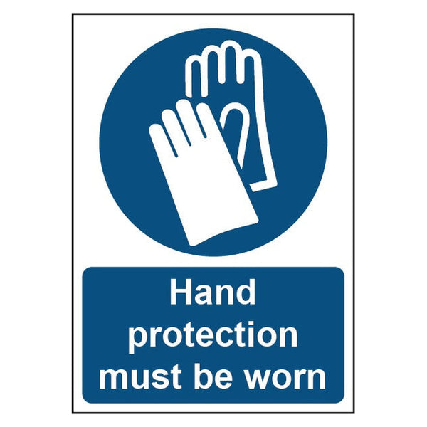 Smiths Architectural hand protection must be worn sign