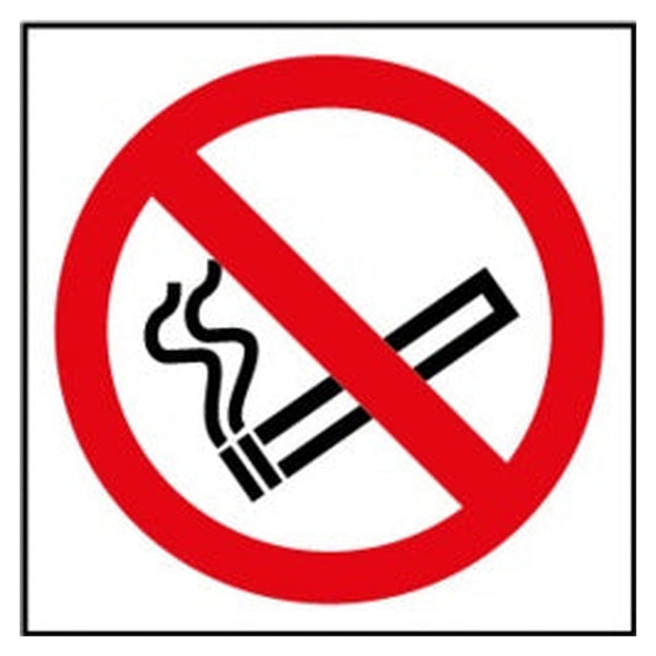 Smiths Architectural 100 x 100mm self-adhesive No Smoking sign