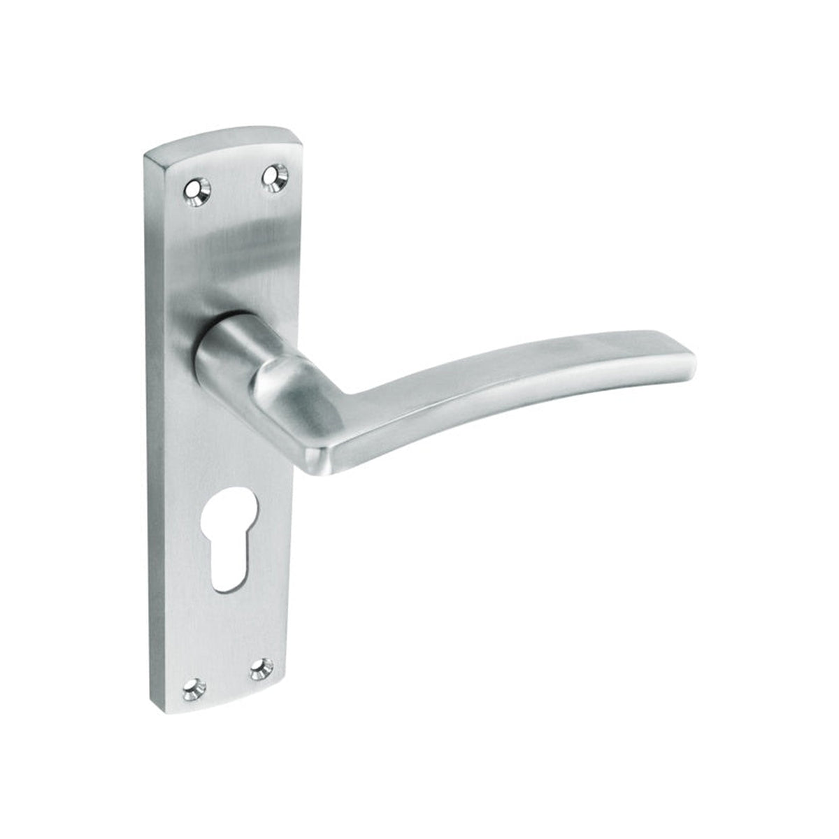 Smiths Architectural Nova Europa satin chrome lever handle 168 x 41mm