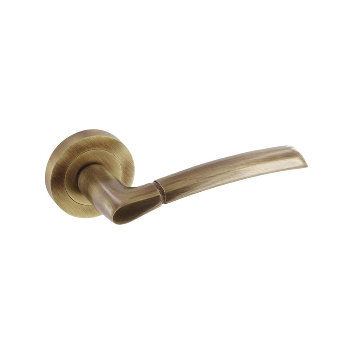 Smiths Architectural Solar lever on rose in antique bronze