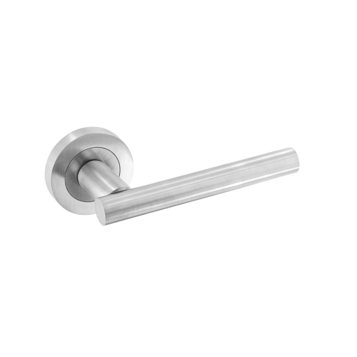 Smiths Architectural T bar lever on rose in satin chrome