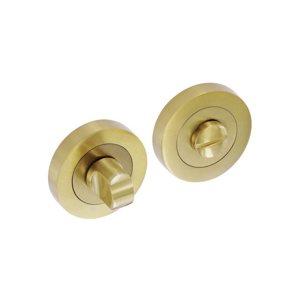 Smiths Architectural turn and release rose in satin brass