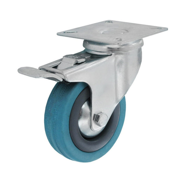 Smiths Ironmongery 100mm swivel castor with brake