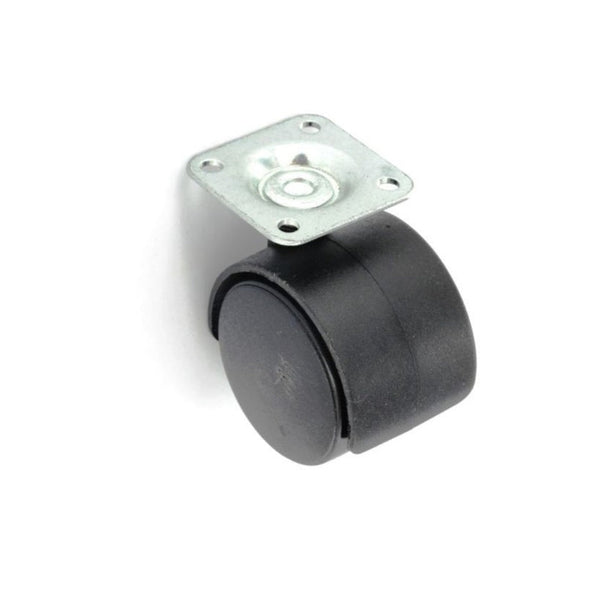 Smiths Ironmongery 40mm twin wheel plate fix castor