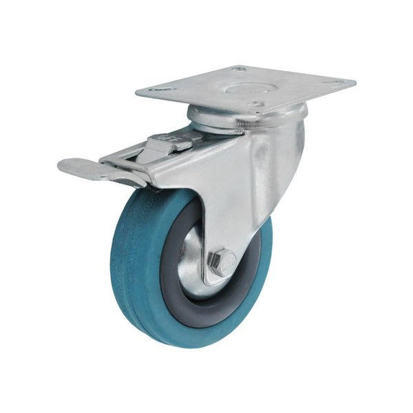 Smiths Ironmongery 75mm swivel castor with brake