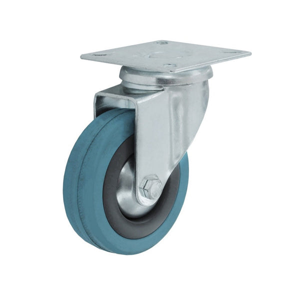 Smiths Ironmongery 75mm swivel castor with runner wheel