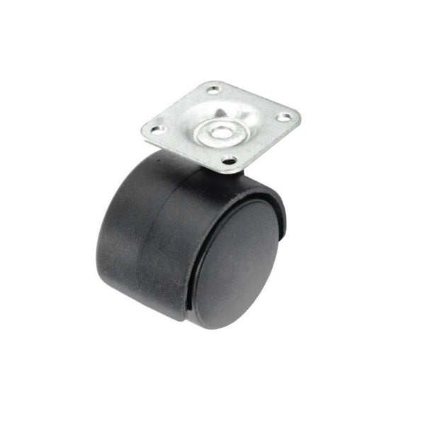 Smiths Ironmongery 40mm twin wheel socket castor