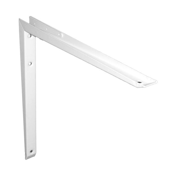 Smiths Ironmongery white mitred bracket 350 x 350mm