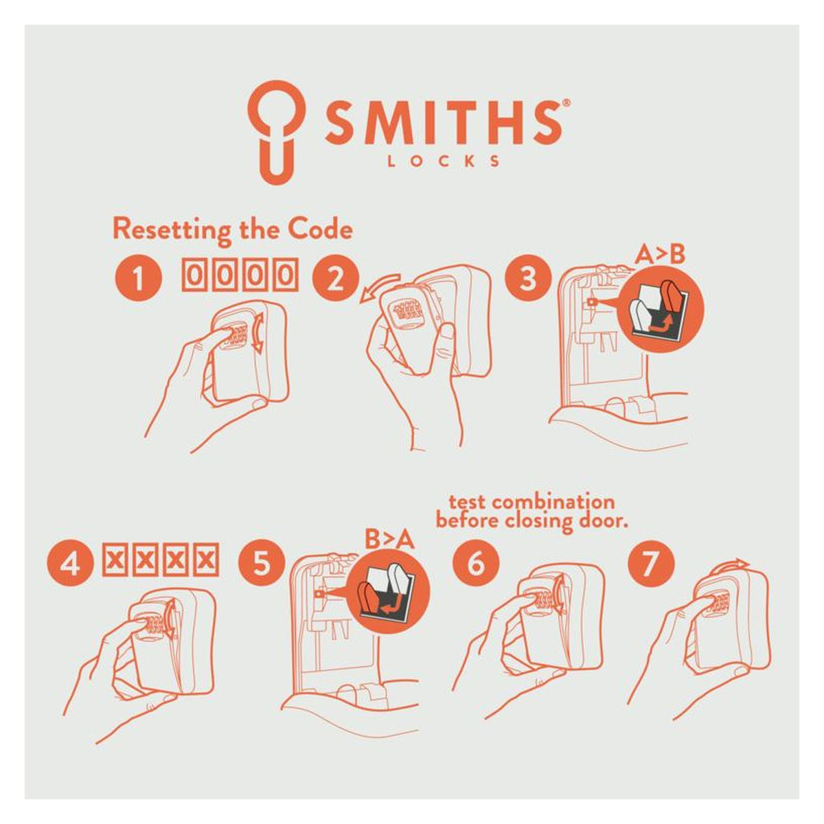 Smiths Locks large 4 digit key safe, view 2