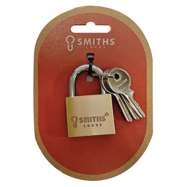 Smiths Locks 40mm brass padlock