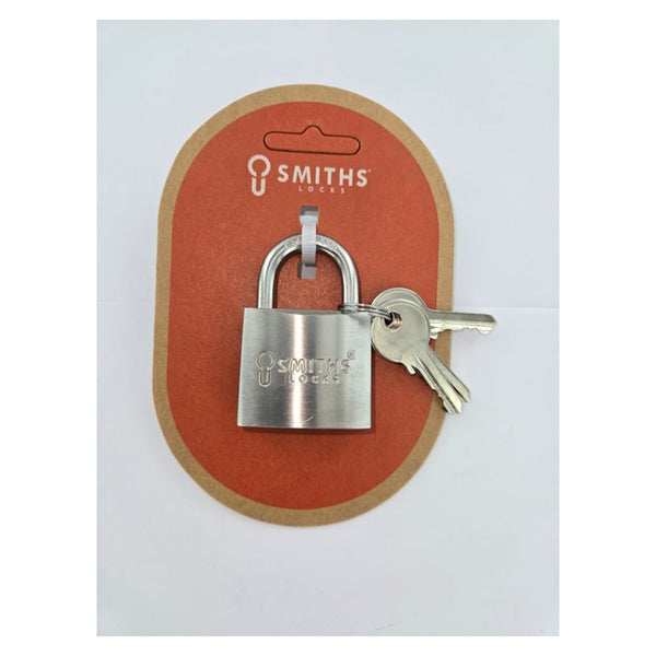 Smiths Locks 40mm stainless steel padlock