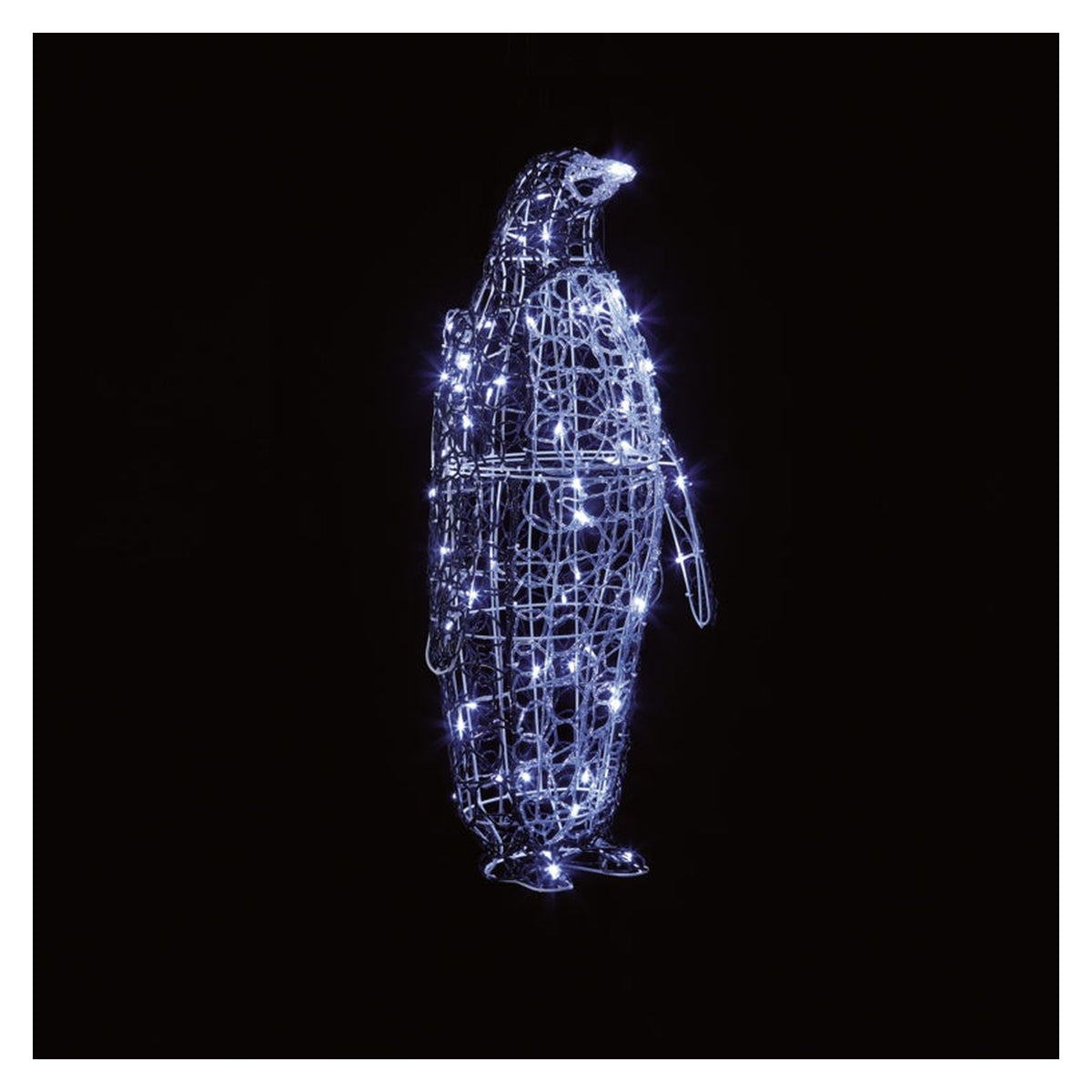 Soft Acrylic Penguin - 80 LEDs 90cm