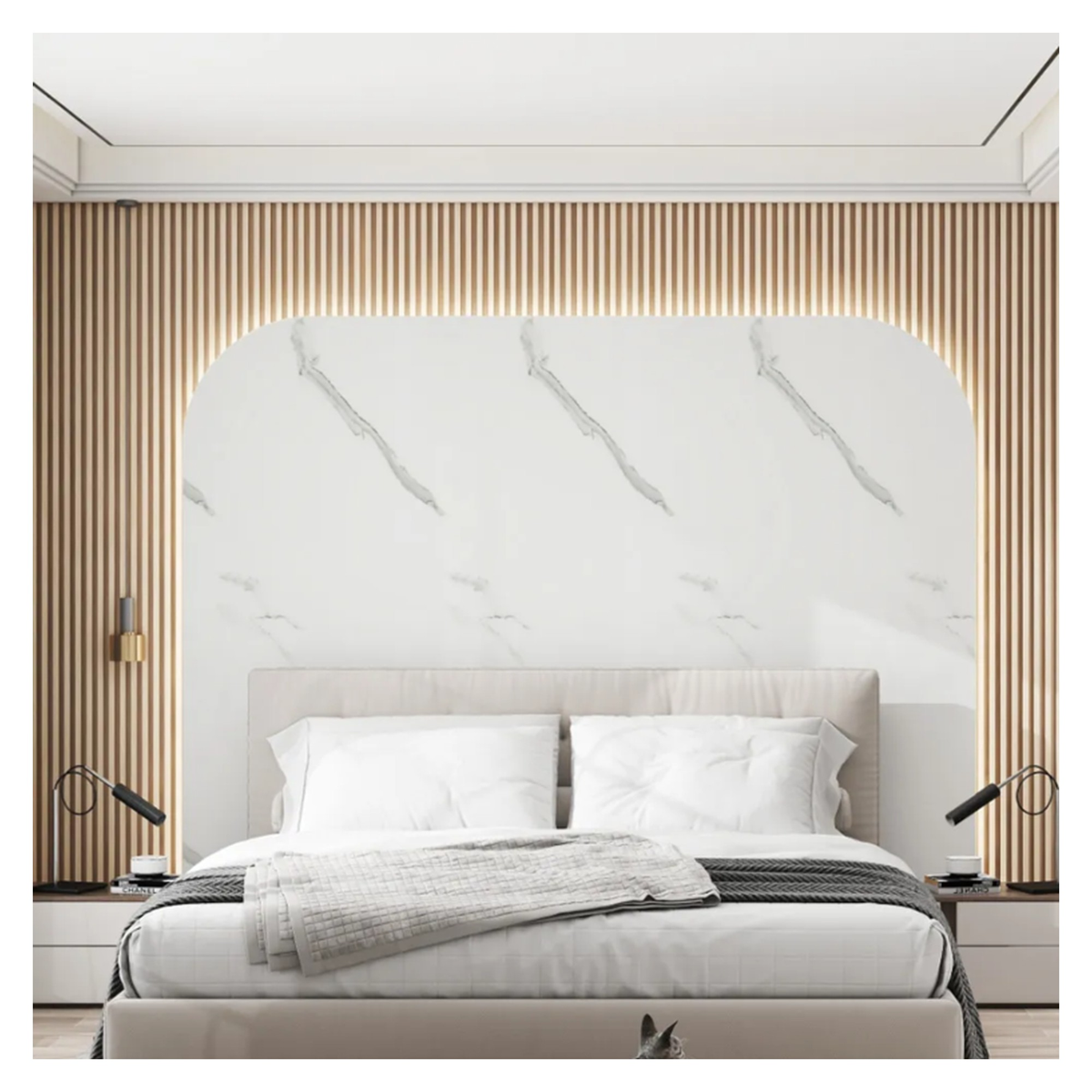 SolidStyle® Wall Panel 600 x 2400mm - Carrera Pack 2, view 2