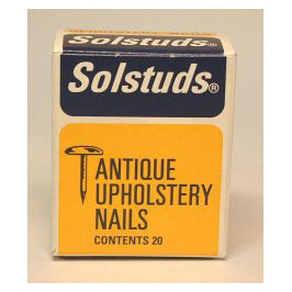 Box of 20 Solstuds antique 10mm upholstery nails