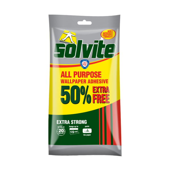 Solvite All Purpose Wallpaper Adhesive 10 roll pack