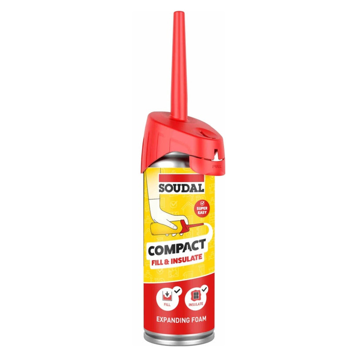Soudal Compact Fill & Insulate gap filling foam 150ml