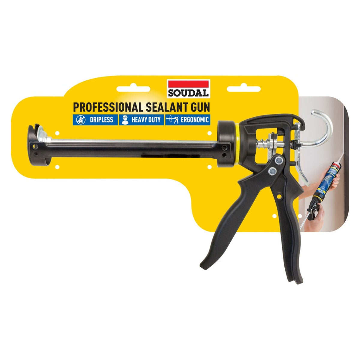 Soudal heavy duty professional skeleton sealant gun