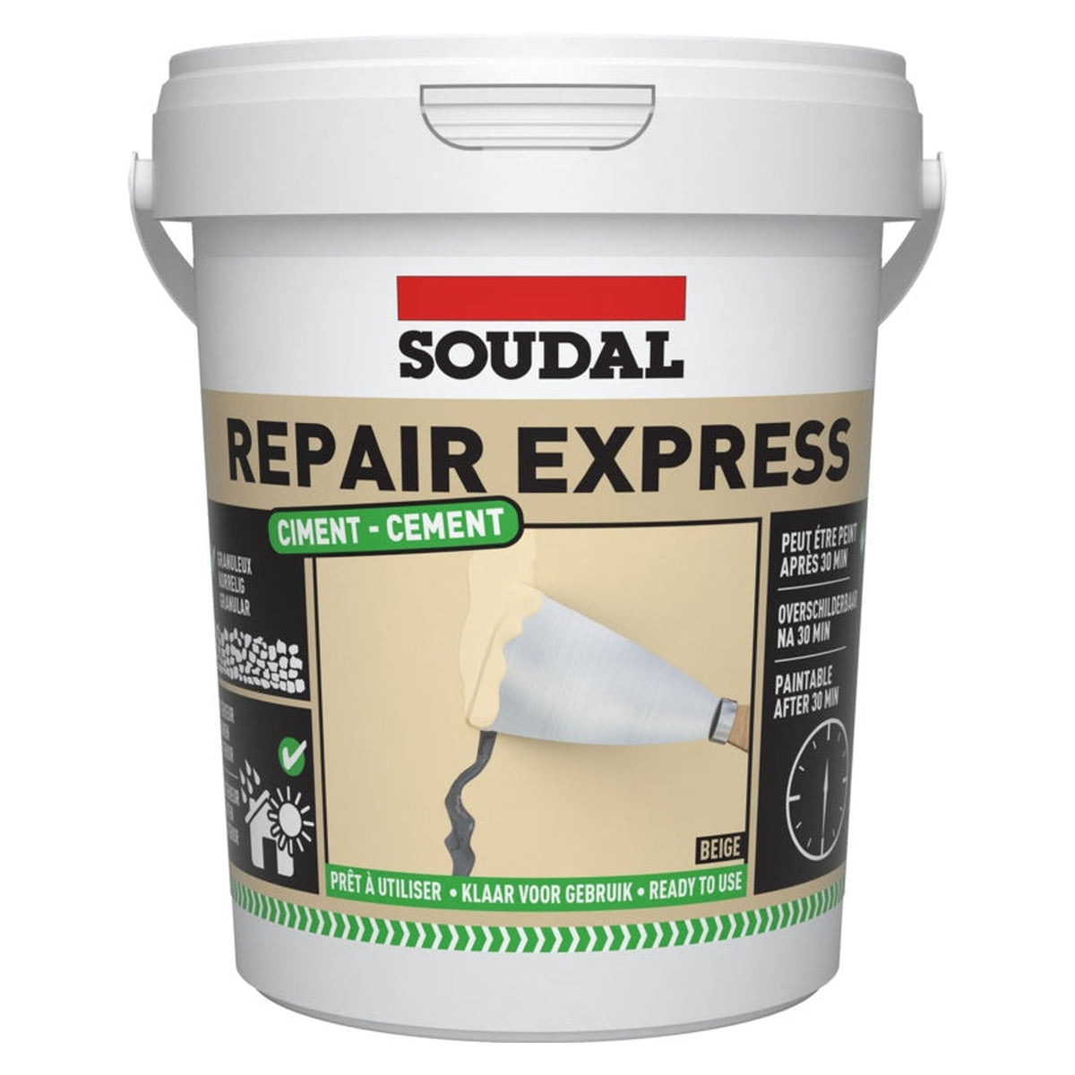 Soudal Repair Express Cement beige tub