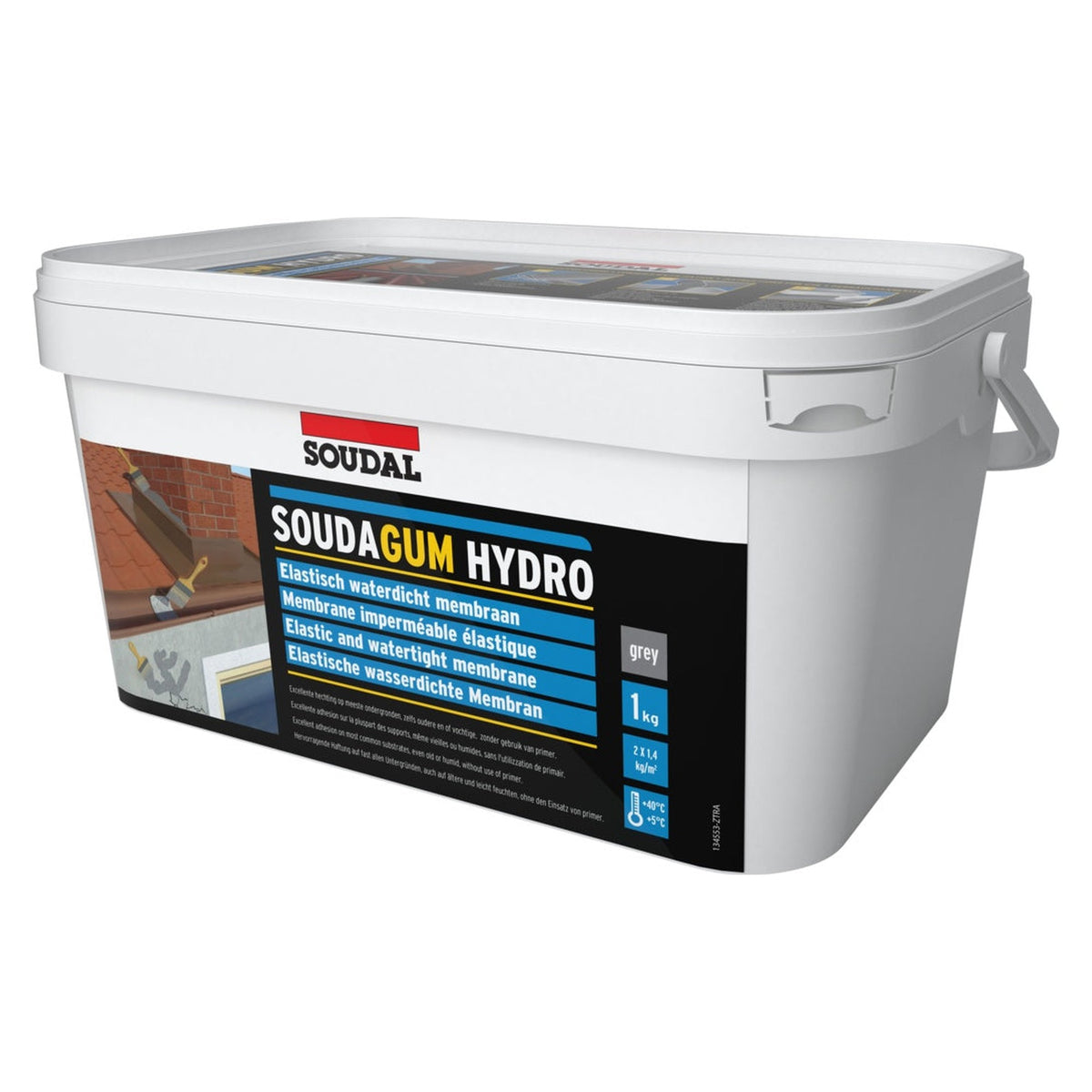 Soudal Soudagum Hydro waterproof coating kit 1kg